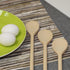 10 Inch Long Wooden Spoons for Cooking - Oval Wood Mixing Spoons for Baking, Cooking, Stirring - Sauce Spoons Made of Natural Beechwood - Set of 3...