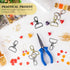 25 Pcs Metal Swivel Clasp Hooks 1 Inch D Ring Keychain Making Kit Lanyard Snap Hooks Keychain Clip Hooks Lobster Claw Clasps for Lanyard Making, P...