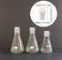 20 Pcs 000# White Solid Rubber Stoppers Tapered Lab Plugs, Dia. 13mm x Dia. 8mm - Height 17mm...