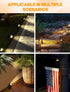 12W Landscape Lighting - Warm White Plug in Outdoor Landscape Light IP65 Waterproof 120V Lawn Flag Light Christmas Halloween Decorative Spotlight ...