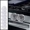 6 Pack Clear Stove Knob Safety Covers - Protect Little Kids with A Child Proof Lock for Oven/Stove Top/Gas Range - Baby/Toddler Kitchen Safety Gua...