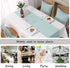 DUALIFE Handcrafted Solid Color Dining Table Runner for Wedding Party Birthday Graduations, Banquet Catering Services Event?Dresser Scarf, Double-...
