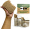 Biodegradable Natural Kitchen Sponge - Compostable Cellulose and Coconut Walnut Scrubber Sponge - Pack of 24 Eco Friendly Sponges for Dishes...