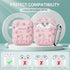 Compatible with Airpods Case - Flower Engraved Soft Silicone Case for Airpods 2nd Generation Case - Cute Case for Airpods Case 1st/2nd Generation ...