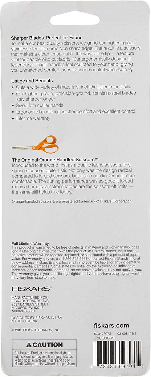Fiskars 97047397J Beginner Sewing Scissors, 7-Inches...