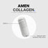 Amen Multi Collagen Peptides Capsules with Hyaluronic Acid and Vitamin C - 5 Types of Collagen Protein Type I, II, III, V, X - Grass Fed Hydrolyze...