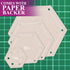 Hexagon Quilting Template Set - 4", 3", 2", 1" Sizes with 1/4" Seam Allowance - Durable Acrylic Templates for Quilting, Patchwork, Crafting, & Sew...