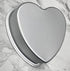 Heart-shaped cake pan, heart-shaped cake tin, aluminum, 3-inch deep, 8-inch heart-shaped, for weddings, parties, family and other occasions cake (...