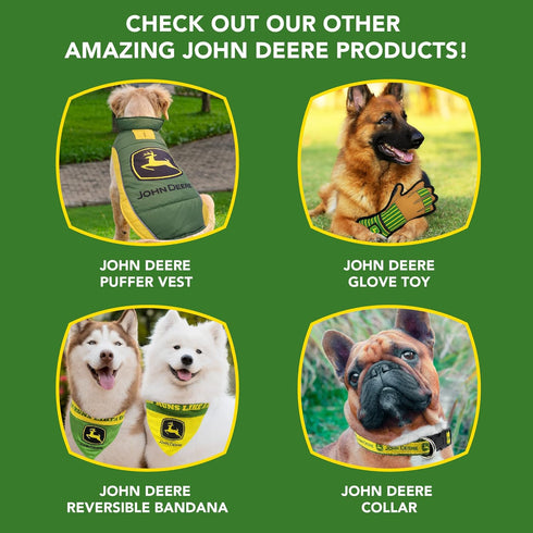 Pets First John Deere Dog T-Shirt, Large. Clothing for Pets, Dogs, Cats, Puppies, Kittens. Comfortable, Durable Tee Shirt Jacket Polo Costume Lice...