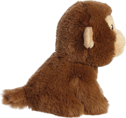 Aurora® Eco-Friendly Eco Nation™ Mini Monkey Stuffed Animal - Environmental Consciousness - Recycled Materials - Brown 5 Inches...