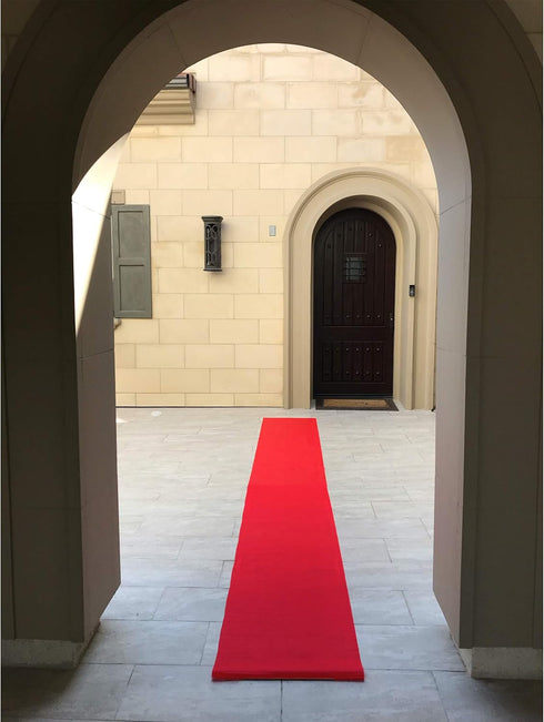 LEMONSODA Red Carpet Runner for Party, 2x15ft, 70GSM, Hollywood Red Carpet Roll Out for Special Event, Graduation Party, Runway Rug for Wedding, A...