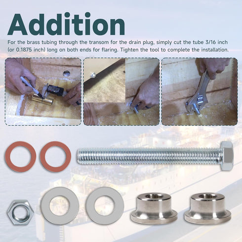 1 inch Drain Tube Flaring Tool for Boat Thru Hull Drain Tube...