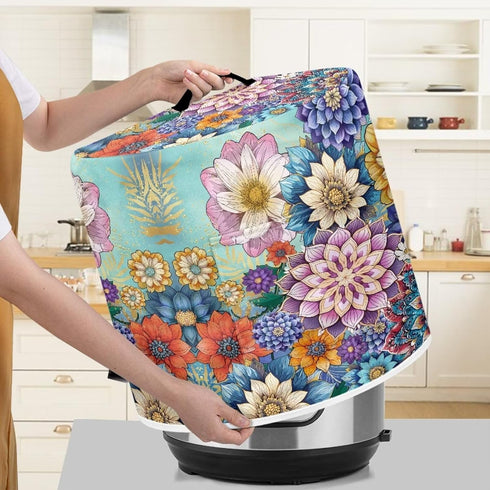 Insulated Pressure Cooker Appliance Cover, Also Fit for Rice Cooker, Air Fryer and Crock Pot, 8 Qt Dust Cover with Pocket for Spoon/Cooking Utensi...