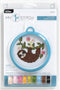 Bucilla 47892E My 1st Stitch Counted Cross Stitch Kit, 3", Sloth...