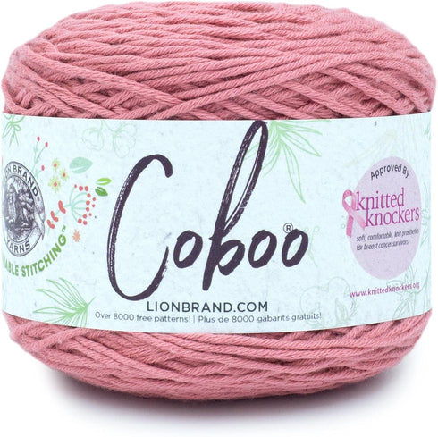 Lion Brand Yarn (1 Skein) Coboo Yarn, Terracotta, 696 Foot (Pack of 1)...