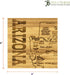 Totally Bamboo Arizona State Puzzle 4 Piece Bamboo Coaster Set with Case...