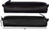 Leather Zippered Fountain Ballpoint Rollerball Pens and Pencils Case Holder Pouch Genuine Full Grain Soft Nappa Leather (Black)...