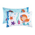 EVERYDAY KIDS Toddler Fitted Sheet and Pillowcase Set -Undersea Mermaids Adventure- Soft Breathable Microfiber Toddler Sheet Set...