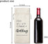 Pairs Well With Planning A Wedding Wine Bag, Gift for Wedding Ceremony, Engagement?Burlap Bag – 1 Pc(EES 011)...