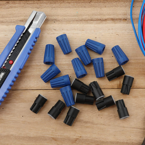 SAVITA 20pcs Waterproof Wire Caps Connectors, Outdoor Electrical Wire Connectors Twist Nuts Caps Wire Caps Compatible with 22AWG-12AWG for Outdoor...