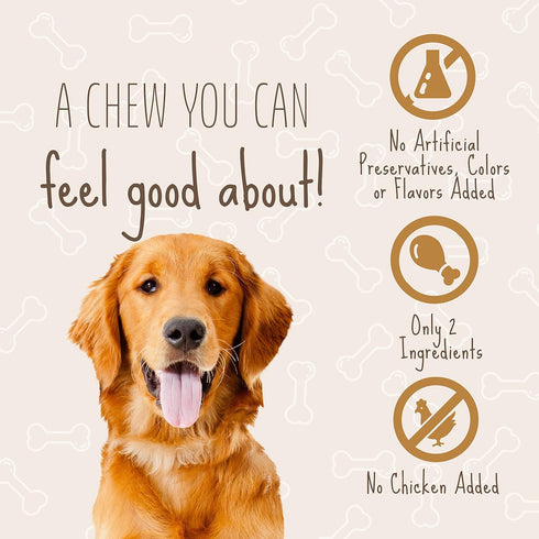Better Belly Pork Hide Chips with Smoke Flavor, 10 Ounce, Digestible Pork Hide for Dogs (P-94450)...