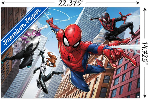 Trends International Marvel Comics - Spider-Man - Web Heroes Wall Poster, 14.725" x 22.375", Premium Unframed Version...