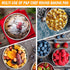 P&P CHEF 4 Inch Round Cake Pan Set of 3, Stainless Steel Round Baking Layer Pans Bakeware for Layer Birthday Cake, Fit Oven/Pots/Pressure Cooker, ...