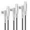 Fasgear 100W USB C to USB C Cable - 3 Pack 3ft&6ft&10ft USB 2.0 Type C to Type C PD Cable 5A Fast Charging Right Angle Compatible with Mac-Book Pr...