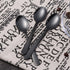 Buyer Star 12 Pieces Black Teaspoons 5.5-Inch Mini Coffee Spoons Stainless Steel Sugar Demitasse Espresso Spoons...