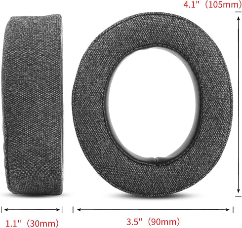 HS70 Earpads Upgrade Thicker Fabric Ear Pads Cushion Replacement Compatible with Corsair HS70 Pro HS60 Pro HS50 Pro Headphone...