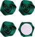Applique YAKA 20pcs Handmade Stereo Fabric Rose Flowers for DIY Headdress Flowers Headbands Clips,Rose Wedding Decor Hair Bow Craft Sewing Accesso...