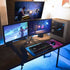 Gaming Mouse Pad, Extended Mouse Pad Large Mouse Pad with Anti-Slip Rubber Base and Durable Stitched Edges, Ultra Thick 3mm, XL Gaming Mouse Pad K...