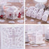 VIVIQUEN Baptism Favor Boxes, Laser Cut Cross Favor Boxes with 50 Ribbons for Baby Shower, Christening, Bomboniere Wedding Party Decorations (Pure...