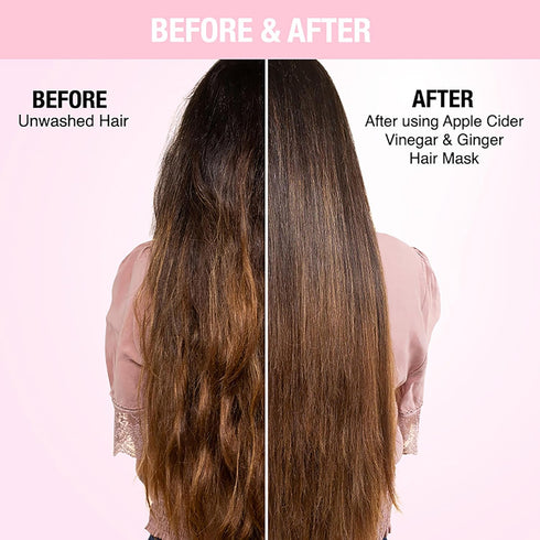 Nykaa Naturals Hair Mask, Apple Cider Vinegar and Ginger, 6.76 oz - Anti-Dandruff Hair Care for Women - Promotes Hair Growth - Safe on Colored Hai...