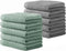 Yoofoss Luxury Washcloths Towel Set 10 Pack Baby Wash Cloth for Bathroom-Hotel-Spa-Kitchen Multi-Purpose Fingertip Towels and Face Cloths 10''x10'...