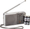 Panasonic RFP-150D Battery Operated AM/FM Portable Pocket Size Radio (Silver/mat)...