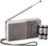 Panasonic RFP-150D Battery Operated AM/FM Portable Pocket Size Radio (Silver/mat)...