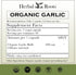 Herbal Roots Organic Whole Bulb Garlic Pills - Potent Extra Strength | 600 mg - 60 Organic Vegan Capsules...