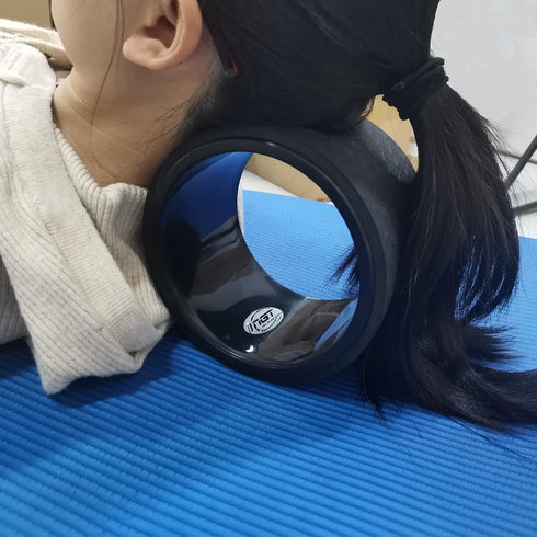 NGT Yoga Wheel 6 inch Yoga Wheel For Back Pain Strongest and Most Comfortable Dharma Yoga Prop Wheel...