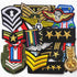 Mo Sheng Accessory 20pcs DIY Medal Epaulet Soldier Badges Patches Embroidery Mix Patterns Iron On/Sew On Applique for Clothes Backpacks T-Shirt Je...