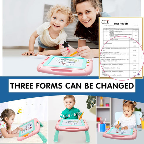 Toys for 1-2 Year Old Girls,Magnetic Drawing Board Toddler Toys for Girls Boys,Erasable Doodle Board Kids Toys,Birthday Gifts for 1 2 3 Year Old G...