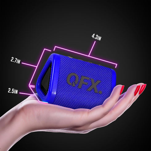 BT-ZX0 Mini Speakers - IPX7 Waterproof Portable Bluetooth Speaker | Dynamic HD Sound | Small Wireless Speaker with TWS, FM Radio, Long Battery Lif...