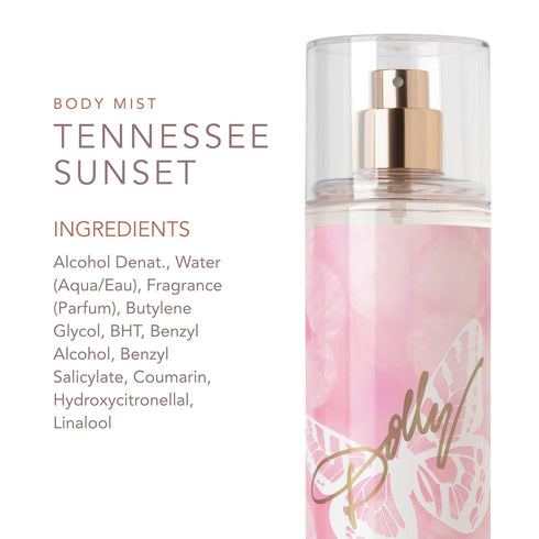 SCENT BEAUTY Dolly Parton Body Mist - Perfume for Women - 8.0 Fl Oz - Tennessee Sunset...