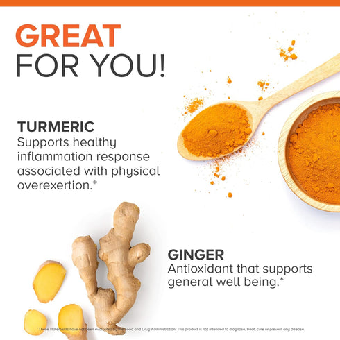 Qunol Turmeric Curcumin with Black Pepper & Ginger, 2400mg Turmeric Extract with 95% Curcuminoids, Extra Strength Supplement, Enhanced Absorption,...