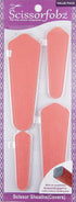 SCISSORFOBZ Designer Scissors Sheaths with ScissorGripper Covers Holders for Embroidery Sewing Quilting Gifts- 4PC VALUE PACK -Peachy Pink. #S-83...