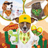 20 Pack Cinco De Mayo Mexico Dog Bandana Adjustable Triangle Dog Bibs Polyester Fiesta Pet Scarf Washable Breathable Pet Neckerchief for Dogs Cats...