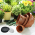 60 PCS Flower Pot Hole Mesh Pad 4 Inch Round Drainage Hole Screens Garden Plant Bonsai Pot Bottom Grid Mat Plastic Mesh Screen Breathable Gasket f...