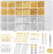 3480Pcs Earring Making Supplies Kit with Earring Hooks, Earring Pins, Jump Rings, Earring Backs, Posts and Earring Making Findings for Jewelry Mak...