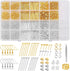 3480Pcs Earring Making Supplies Kit with Earring Hooks, Earring Pins, Jump Rings, Earring Backs, Posts and Earring Making Findings for Jewelry Mak...