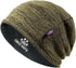 Lvaiz Winter Fleece Lined Knitted Beanie Hats for Men Reversible Windproof Watch Hat Warm Skull Cap for Women...